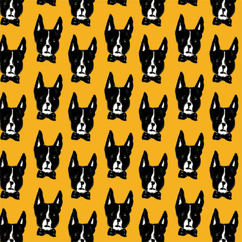 Bouffants and Broken Hearts Boston Terrier Galaxy A50 Clear Case